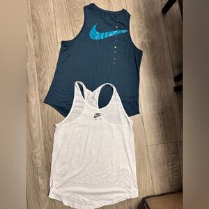 Nike tanks - 2 for $25 - size medium - one racerback, one muscle tank